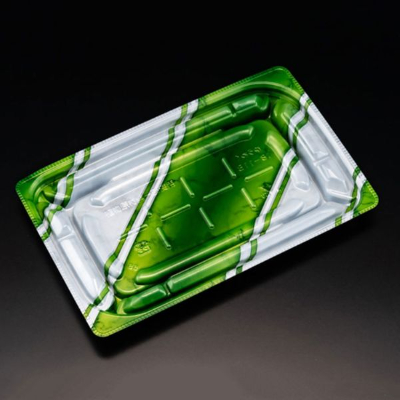 弁当容器 バイオデリカ優枠18-11B K-ルネ緑 リスパック