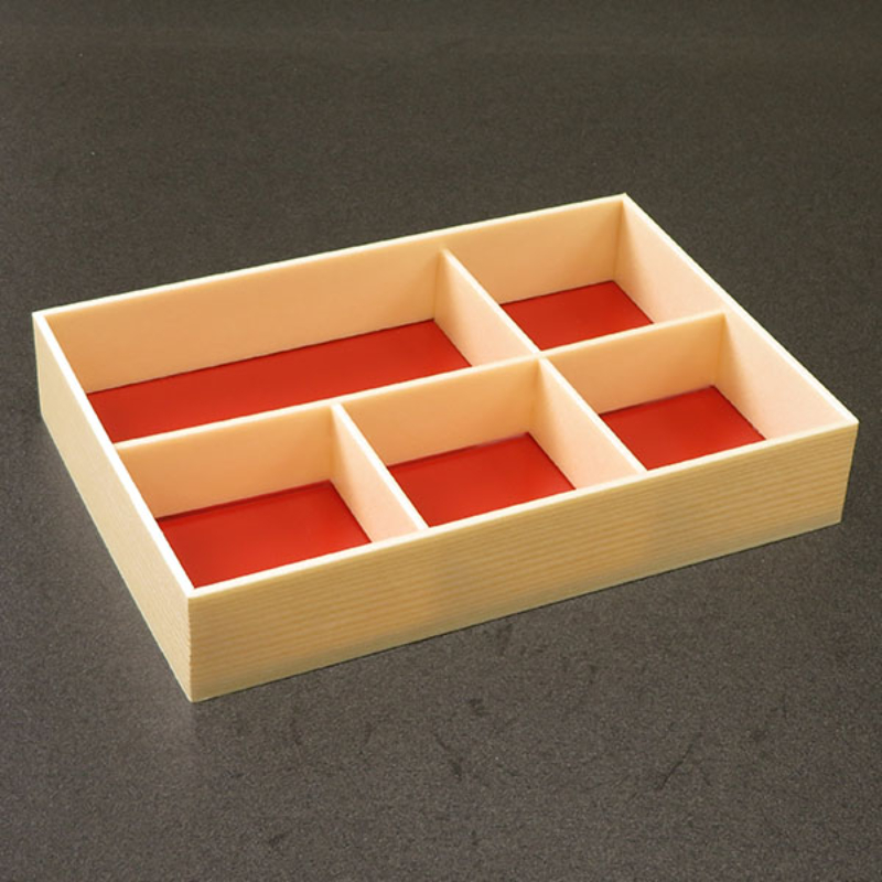 折箱 創作膳 80-55 5C 関東杉 共蓋付 アライ