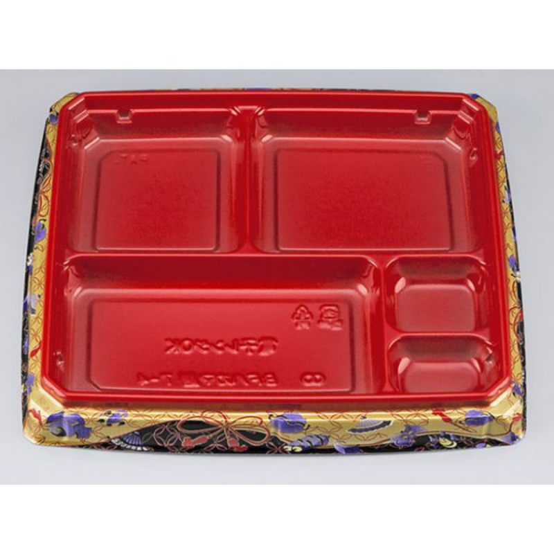 弁当容器 BFハカマ膳7-4こづち赤本体(N) シーピー化成