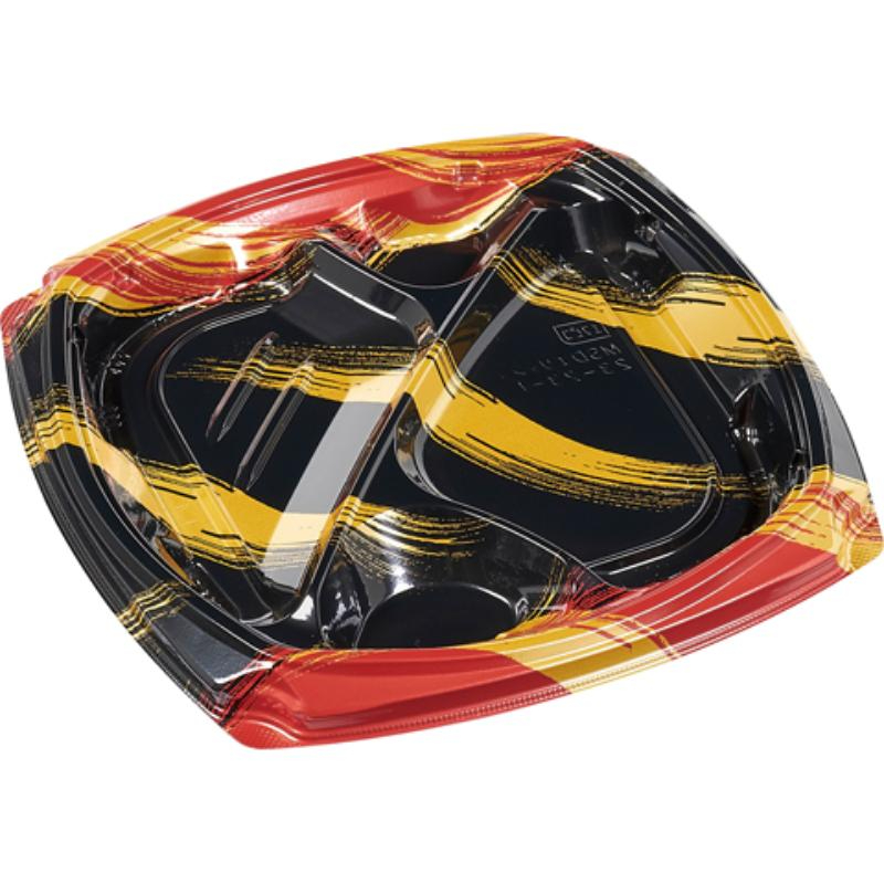 弁当容器 MSDエリッシュ23-23-1 はけ嵐赤 エフピコ