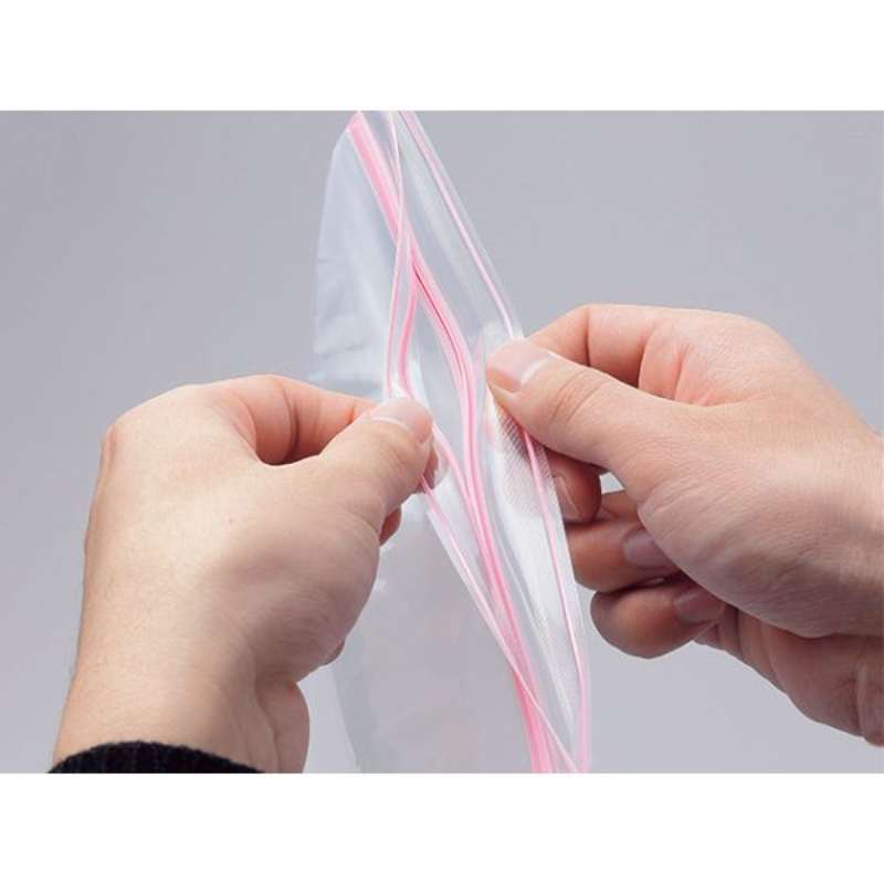 チャック付き袋 ユニパックGP E-4カラーチャックピンク 生産日本社