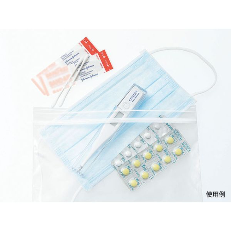 チャック付き袋 ユニパックGP E-4カラーチャックピンク 生産日本社