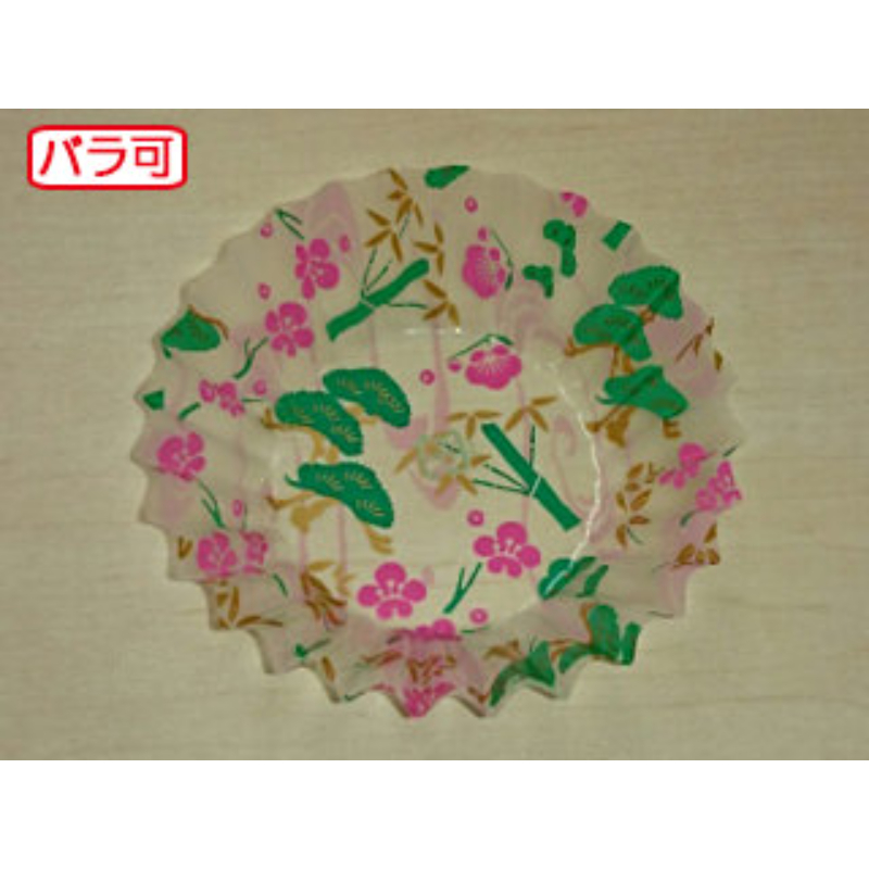 おかずカップ ラミケース OPP 7A 松竹梅柄 500枚 セイコー