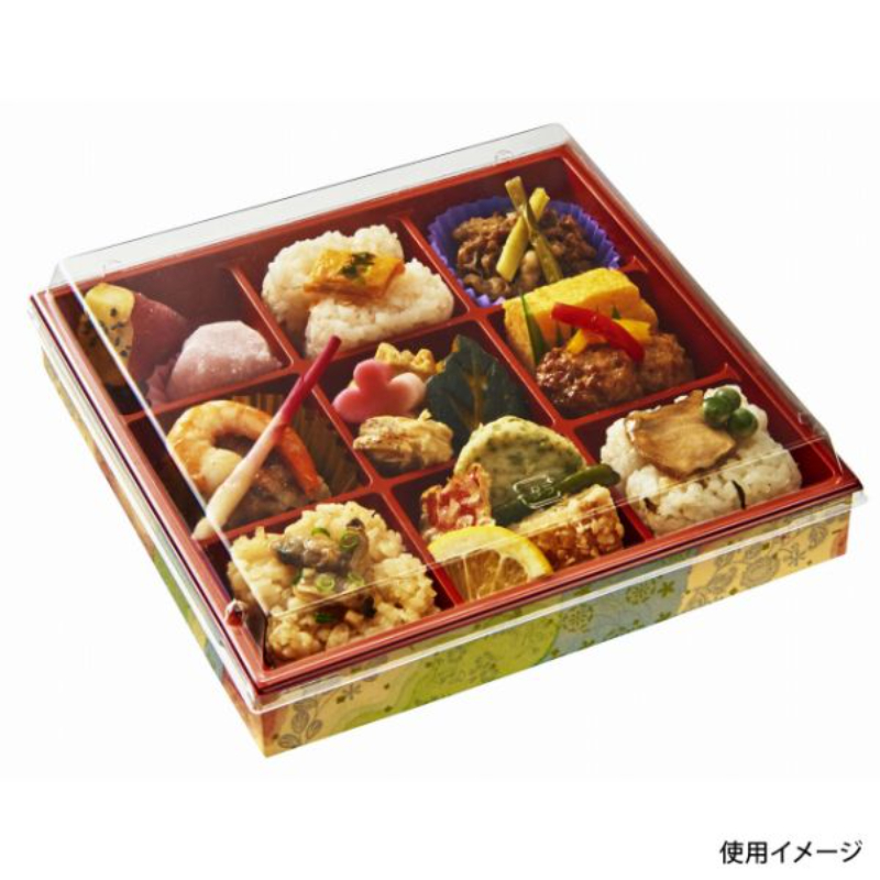 折箱 CWH-角6.5-9 赤-しののめ (ボ) 中央化学