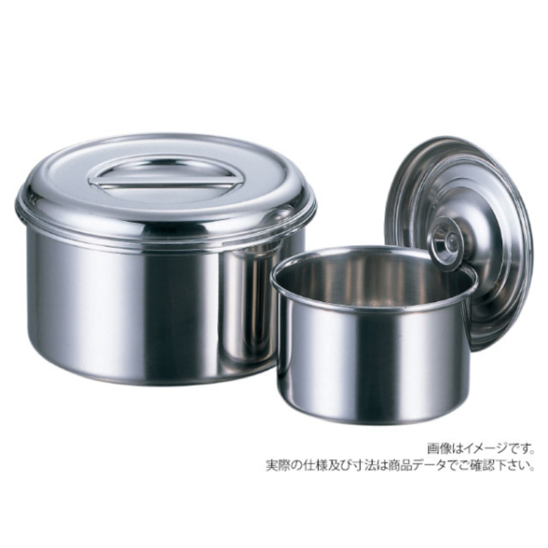 AG18-8 浅型キッチンポット 18cm 赤川器物製作所