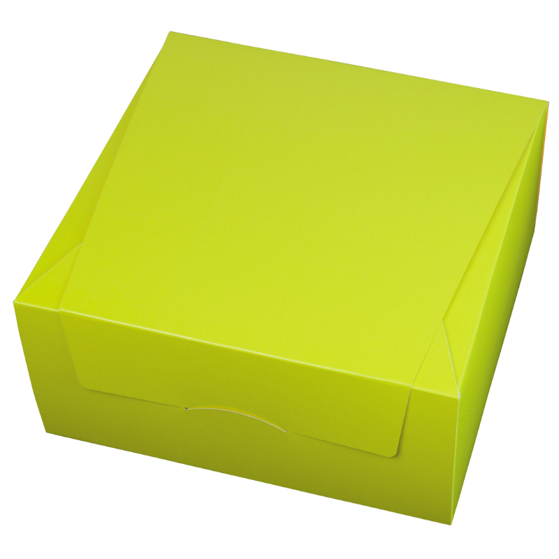 ギフト箱 パケットクルールM オレンジ/緑 ヤマニパッケージ