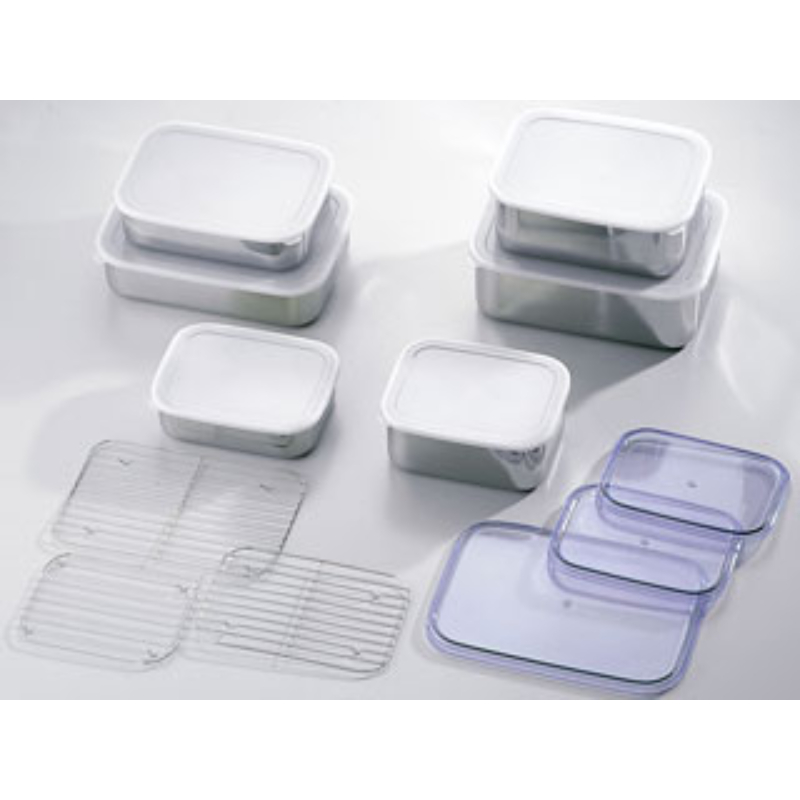 18-8 キッチンバット大 半透明ポリ蓋式