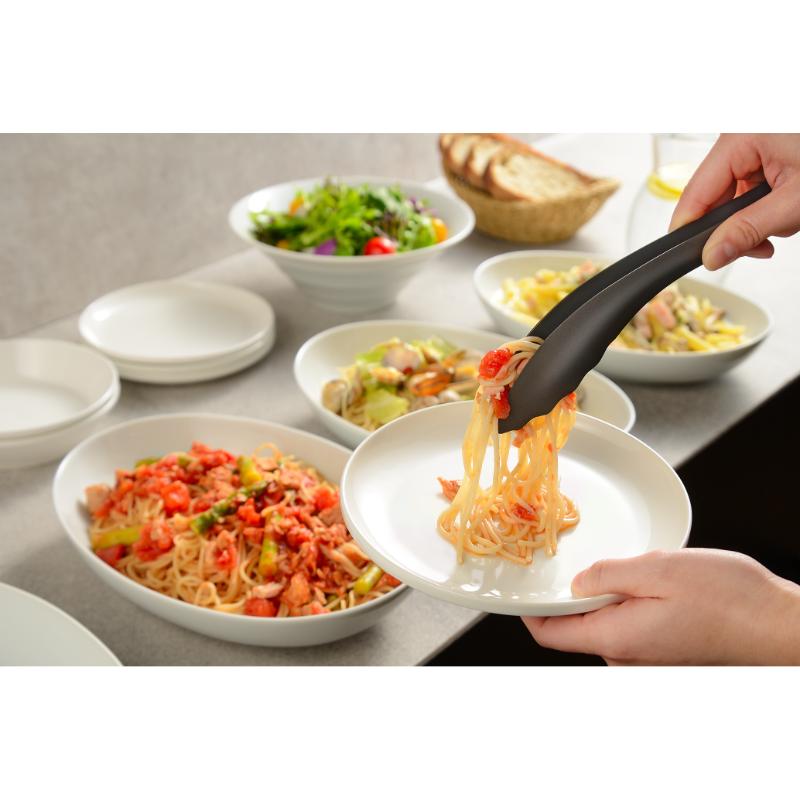 調理道具 しっかりめんトングブラック AUT1442 オークス