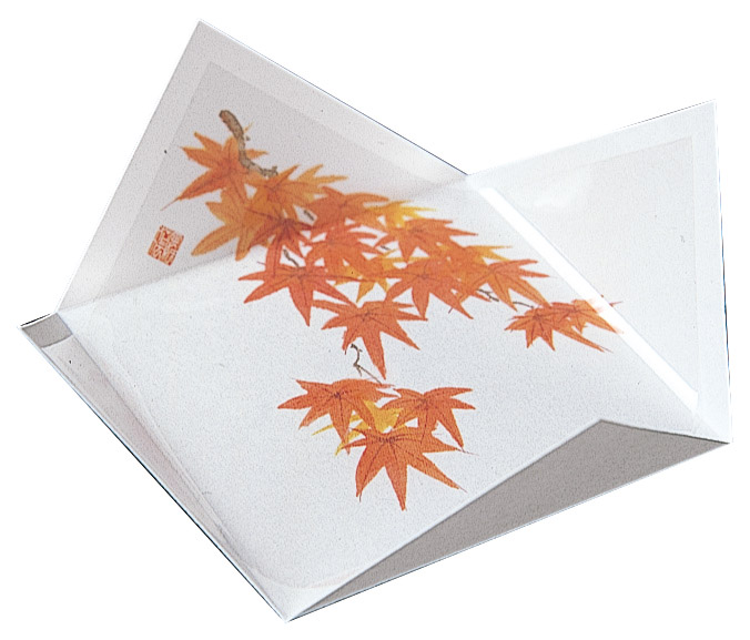 紙トレー 65595 抗菌 四季の紙皿 もみじ (200枚入) ヤマコー