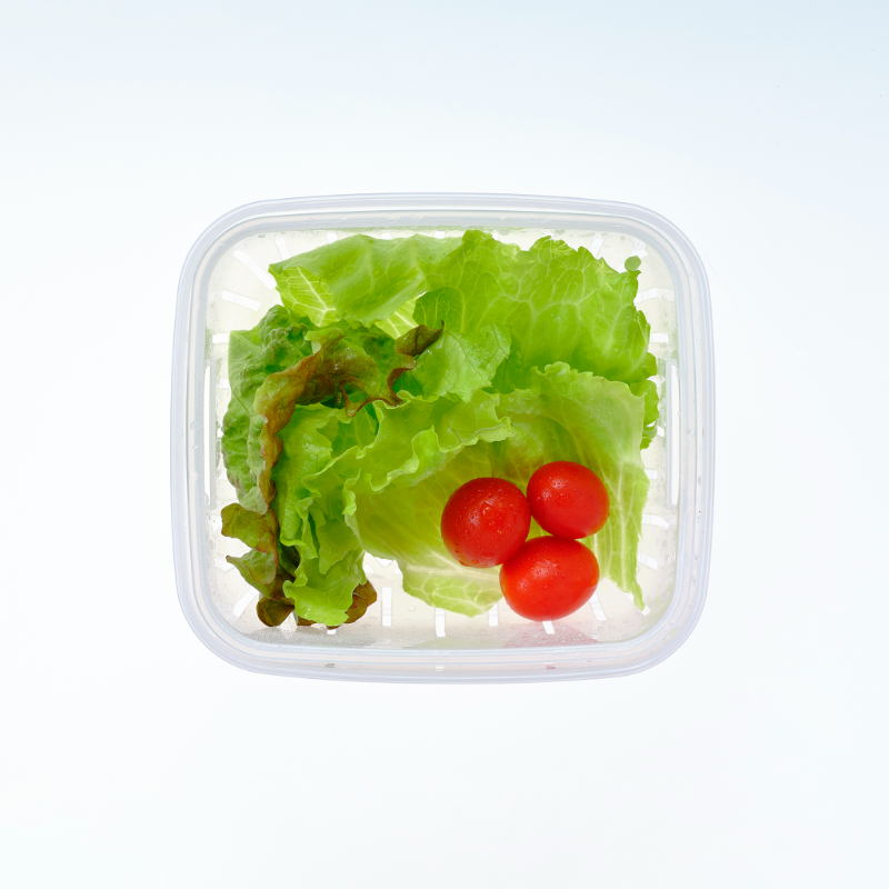 保存容器 ネオキーパー・フレッシュケース角型ザル付 B-1836 NZ S