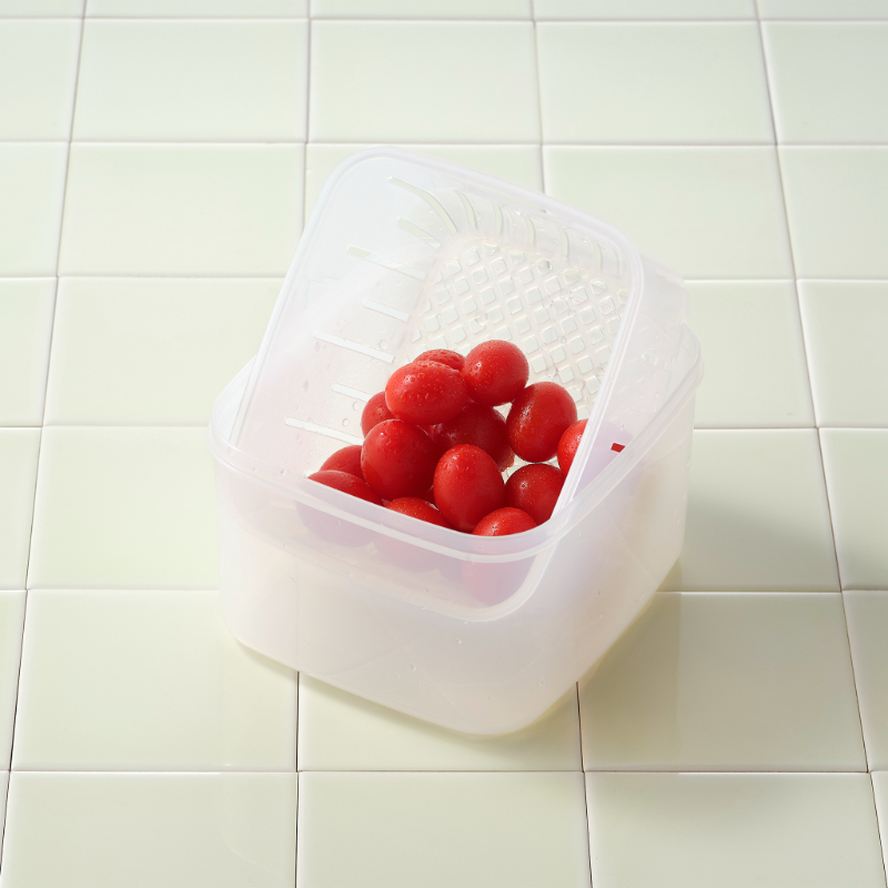 保存容器 ネオキーパー・フレッシュケース角型ザル付 B-1836 NZ S