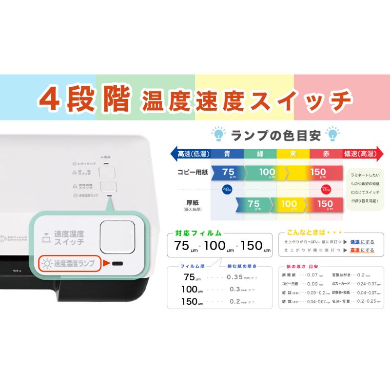事務用品 4ローラーラミネーター アスカ