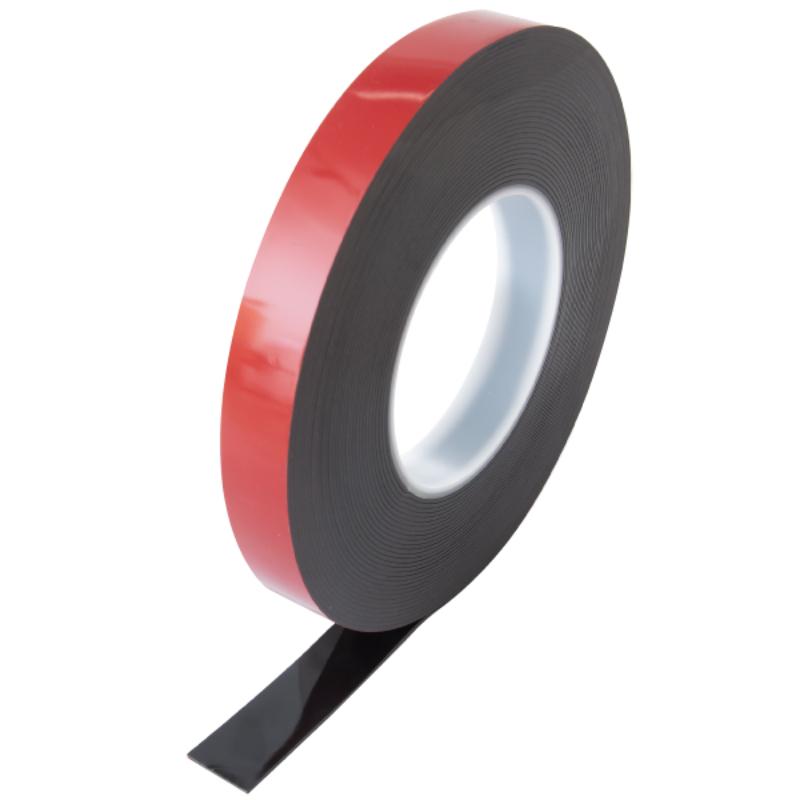 売場備品 超強力アクリルフォーム両面テープ黒19mm11M 友屋
