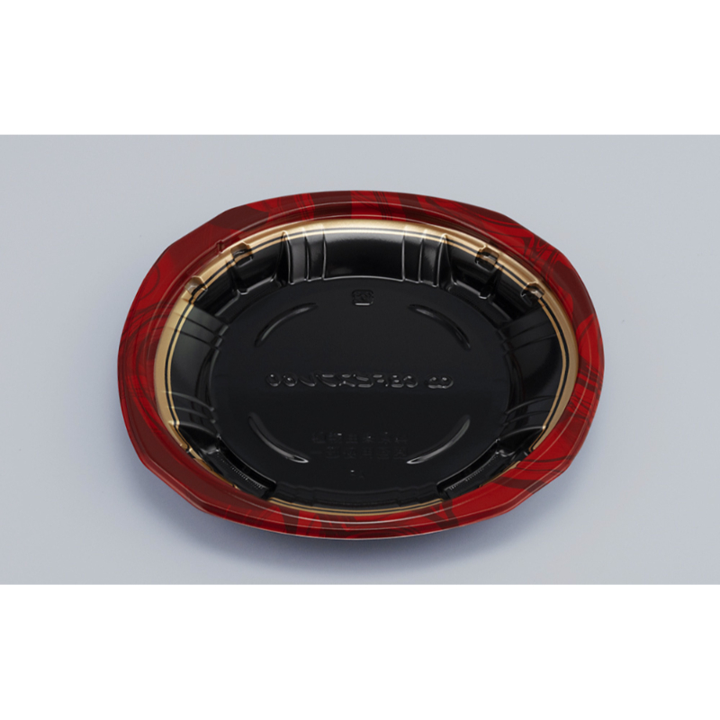 軽食容器 CBFビスプレ60 ミクスト赤本体 シーピー化成