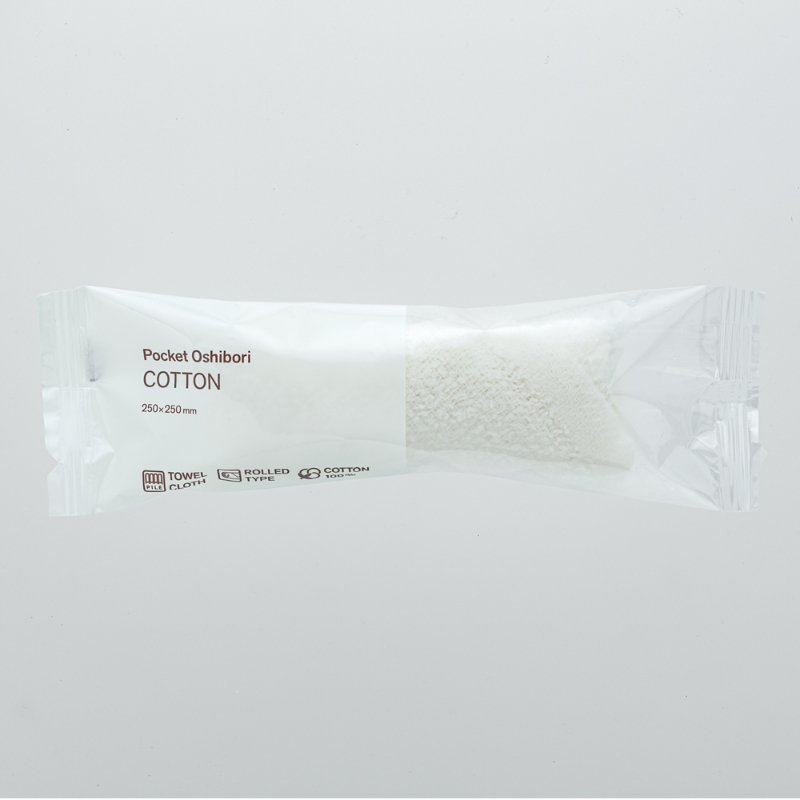 布おしぼり PocketOshibori COTTON ロール FSX