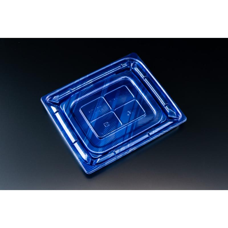 惣菜容器 バイオカップ 優枠 20-17B ルミナスブルー リスパック