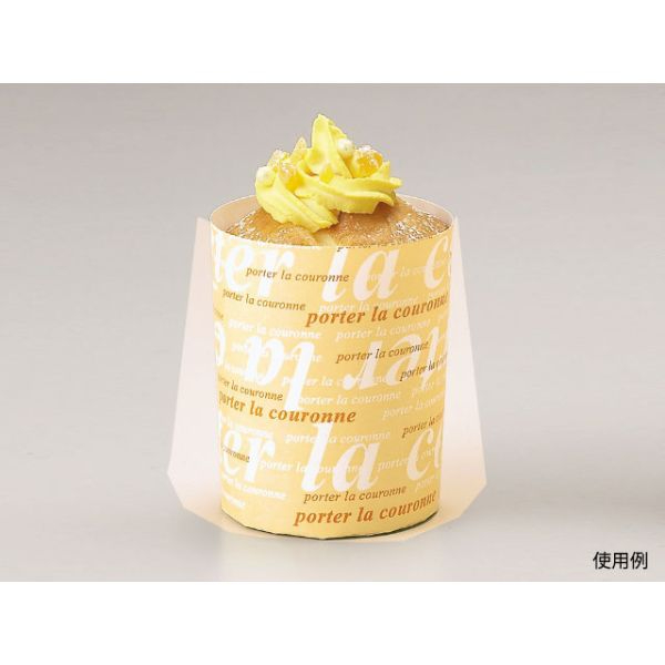 ケーキカップ ML-63 トールカップ (レター) 天満紙器