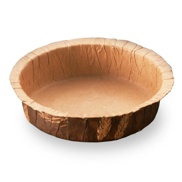 ケーキトレー P120 サーキュラーカップ(小麦) 天満紙器